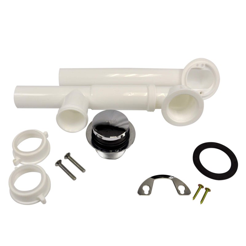 DANCO Touch-Toe Tub and Bath Drain Kit, Chrome, 1-Pack (51930) - Image 3